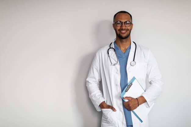 image of doctor standing